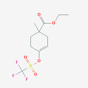 Ethyl 1-methyl-4-(trifluoromethylsulfonyloxy)cyclohex-3-enecarboxylate