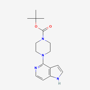 1-Piperazinecarboxylic acid,4-(1h-pyrrolo[3,2-c]pyridin-4-yl)-,1,1-dimethylethyl ester