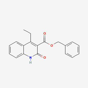 Benzyl 4-ethyl-2-hydroxyquinoline-3-carboxylate