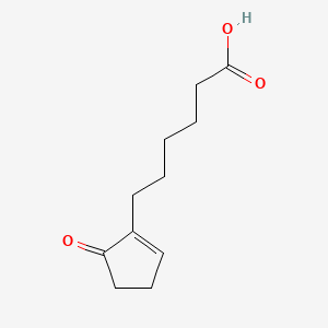 1-Cyclopentene-1-hexanoic acid, 5-oxo-