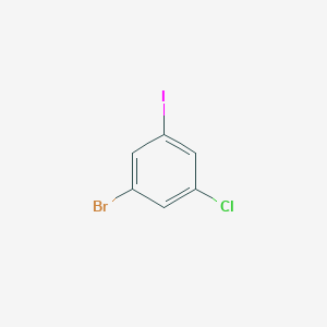 molecular formula C6H3BrClI B084608 1-溴-3-氯-5-碘苯 CAS No. 13101-40-1