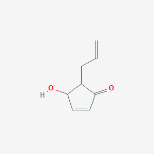 molecular formula C8H10O2 B8460812 2-Allyl-3-hydroxy-4-cyclopentenone 