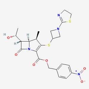 molecular formula C23H26N4O6S2 B8461002 (4-Nitrophenyl)methyl Tebipenem 