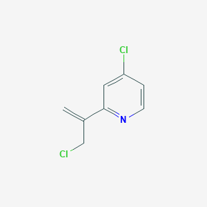 4-Chloro-2-(1-chloromethylvinyl)pyridine