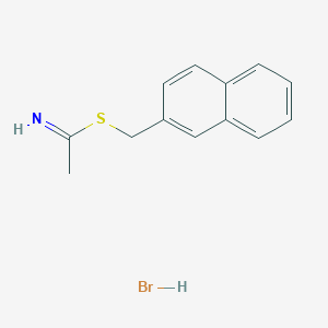 2-Naphthylmethyl ethanimidothioate hydrobromide