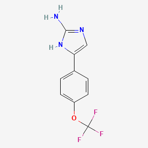 4-(4-Trifluoromethoxy-phenyl)-1H-imidazol-2-ylamine