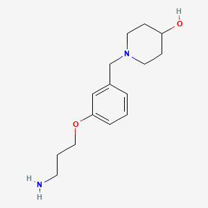 1-{[3-(3-Aminopropoxy)phenyl]methyl}piperidin-4-OL