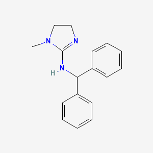 N-(Diphenylmethyl)-1-methyl-4,5-dihydro-1H-imidazol-2-amine