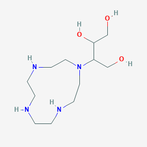 molecular formula C12H28N4O3 B8461149 3-(1,4,7,10-Tetraazacyclododecan-1-yl)butane-1,2,4-triol 