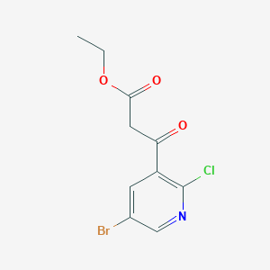 Ethyl 3-(5-bromo-2-chloropyridin-3-yl)-3-oxopropanoate