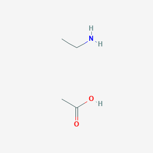 molecular formula C4H11NO2 B8461321 Ethanamine, acetate CAS No. 25596-29-6