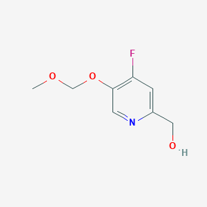 (4-Fluoro-5-(methoxymethoxy)pyridin-2-yl)methanol