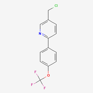 5-Chloromethyl-2-(4-trifluoromethoxy-phenyl)-pyridine