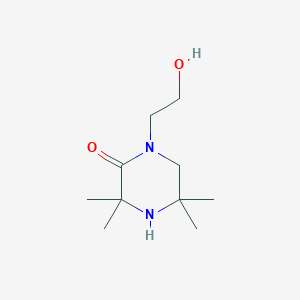 1-(2-Hydroxyethyl)-3,3,5,5-tetramethyl-piperazin-2-one
