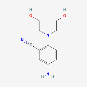 5-Amino-2-[bis(2-hydroxyethyl)amino]benzonitrile