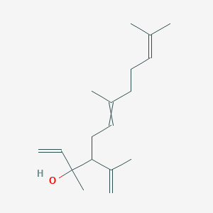 3,7,11-Trimethyl-4-(prop-1-EN-2-YL)dodeca-1,6,10-trien-3-OL