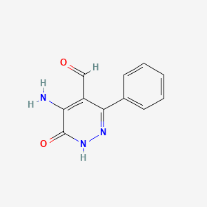 5-Amino-6-oxo-3-phenyl-1,6-dihydropyridazine-4-carbaldehyde