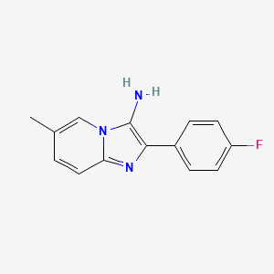 2-(4-Fluorophenyl)-6-methylimidazo[1,2-a]pyridin-3-amine