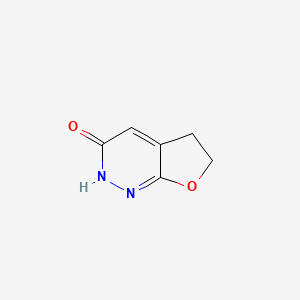 molecular formula C6H6N2O2 B8461726 5,6-Dihydrofuro[2,3-c]pyridazin-3(2H)-one 