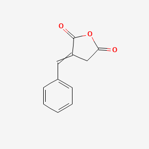 molecular formula C11H8O3 B8461750 Phenylitaconic anhydride 