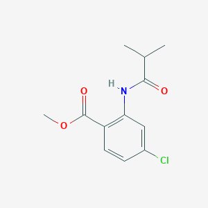 Methyl 4-chloro-2-(2-methylpropanamido)benzoate