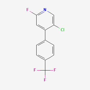 Pyridine, 5-chloro-2-fluoro-4-[4-(trifluoromethyl)phenyl]-