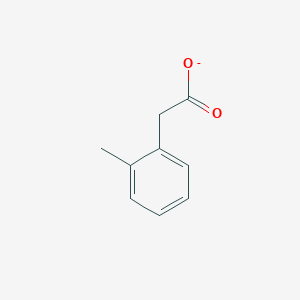 molecular formula C9H9O2- B8461809 2-(2-Methylphenyl)acetate 