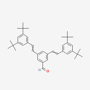 3,5-Bis[2-(3,5-di-tert-butylphenyl)ethenyl]benzaldehyde