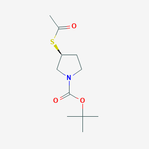 (S)-tert-butyl 3-(acetylthio)pyrrolidine-1-carboxylate