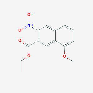 Ethyl 8-methoxy-3-nitronaphthalene-2-carboxylate