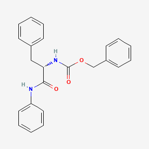 molecular formula C23H22N2O3 B8462035 Nalpha-Benzyloxycarbonyl-L-phenylalanine-N-phenylamide 