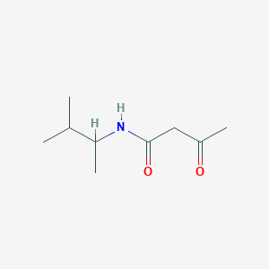molecular formula C9H17NO2 B8462048 N-(1,2-dimethylpropyl)-3-oxoButanamide 