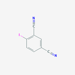 molecular formula C8H3IN2 B8462055 4-Iodoisophthalonitrile 