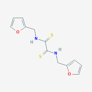 molecular formula C12H12N2O2S2 B084625 N,N/'-Bis(furan-2-ylmethyl)ethanedithioamide CAS No. 14118-10-6