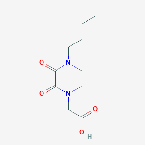 2-(4-Butyl-2,3-dioxopiperazin-1-yl)acetic acid