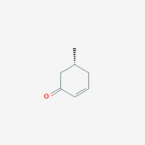 molecular formula C7H10O B8462549 (R)-5-methyl-2-cyclohexenone CAS No. 54307-74-3