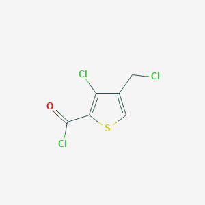 3-Chloro-4-chloromethyl-2-(chlorocarbonyl)thiophene
