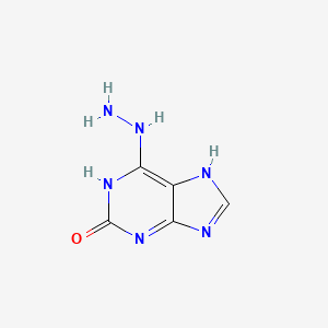 6-hydrazino-9H-purine-2(3H)-one