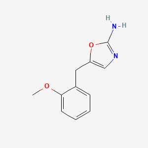 molecular formula C11H12N2O2 B8462664 5-(2-Methoxy-benzyl)-oxazol-2-ylamine 