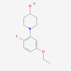 1-(5-Ethoxy-2-fluorophenyl)-4-piperidinol