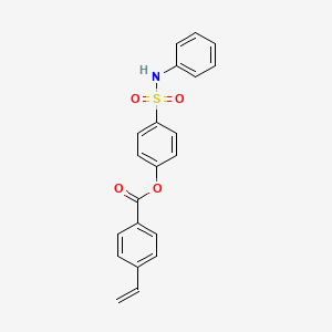 B8462685 4-(Phenylsulfamoyl)phenyl 4-ethenylbenzoate CAS No. 89298-28-2