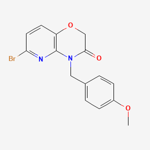 6-bromo-4-(4-methoxy-benzyl)-4H-pyrido[3,2-b][1,4]oxazin-3-one