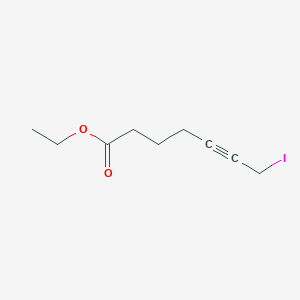 7-Iodo-5-heptynoic acid ethyl ester