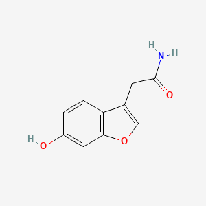 2-(6-Hydroxy-benzofuran-3-yl)-acetamide
