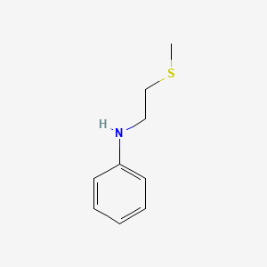 molecular formula C9H13NS B8462890 [beta-(Methylthio)ethyl]aniline 