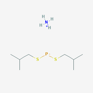 Phosphinodithioic acid, bis(2-methylpropyl)-, ammonium salt