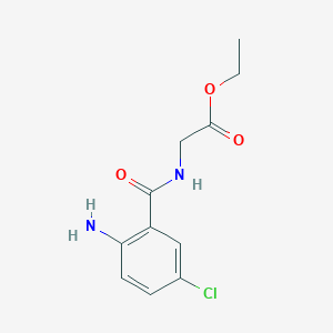 Ethyl (2-amino-5-chlorobenzoyl)aminoacetate