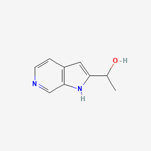 molecular formula C9H10N2O B8462927 1-(1H-pyrrolo[2,3-c]pyridin-2-yl)ethanol 