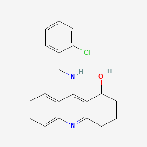 9-(((2-Chlorophenyl)methyl)amino)-1,2,3,4-tetrahydro-1-acridinol