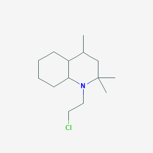 1-(2-Chloroethyl)-2,2,4-trimethyldecahydroquinoline